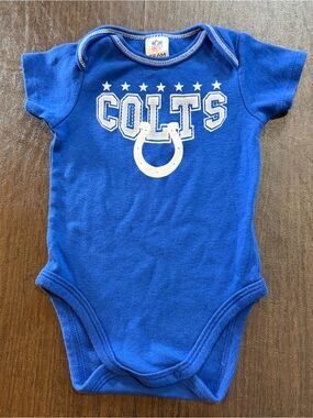 NFL Team Indianapolis Colts Onesie Sz 3-6M